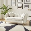Emilio 64.6" Wide Loveseat for Living Room and Bedroom with Metal Legs | ARTFUL LIVING DESIGN-BEIGE - 2 of 4