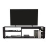 Sapphtopaz Modern TV Stand Console Table for TVs Up to 79" with Bottle Rack Compartment & Open Shelves Space-Saving TV Stands for Living Room - 4 of 4