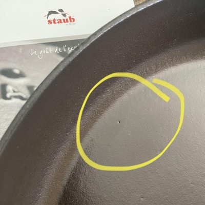 Staub Cast Iron Fry Pan · 12 Inch