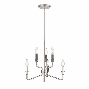 Elk Home Saginaw 6 - Light Chandelier in  Satin Nickel - 1 of 1