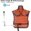 Heating Pad for Back, Neck & Shoulders, Large Electric Full-Body Heat Pad 33"x24" with 6 Heat Settings, Fast Heating & Auto Shut-Off, Grey - 2 of 4