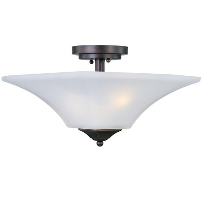 Maxim Lighting Aurora 2 - Light Semi-Flush Mount in  Oil Rubbed Bronze