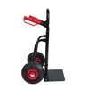 Hand Truck Dolly 2 Wheel Dolly Cart And 4 Wheel Push Cart With Swivel Wheels 330 LBS Capacity Heavy-Duty Luggage Trolley Cart For Moving Warehouse - 2 of 4