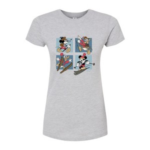 Women's - Disney - Mickey And Donald Alpine Fitted Graphic T-Shirt - 1 of 3