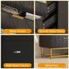 Dresser for Bedroom, 4 Drawer Dresser with Gold Metal Handles & Chests of Drawers, Chests of Drawers for Hallway, Bedroom - 3 of 4