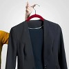 Racxily 30 Pack New Premium Quality Velvet Hangers Ultra Thin Non Slip Adult Felt Space Saving Hangers for Closet, 360¡ã Swivel Hook Hold - 3 of 4