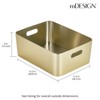 mDesign Large Metal Kitchen Storage Container Bin with Handles - image 3 of 4