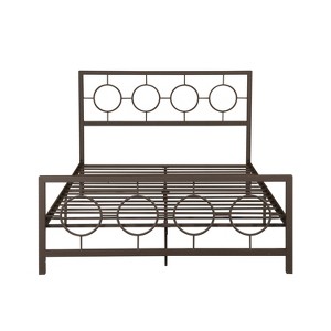 GDFStudio Anuta Queen Size Modern Iron Platform Bed Frame - 1 of 4