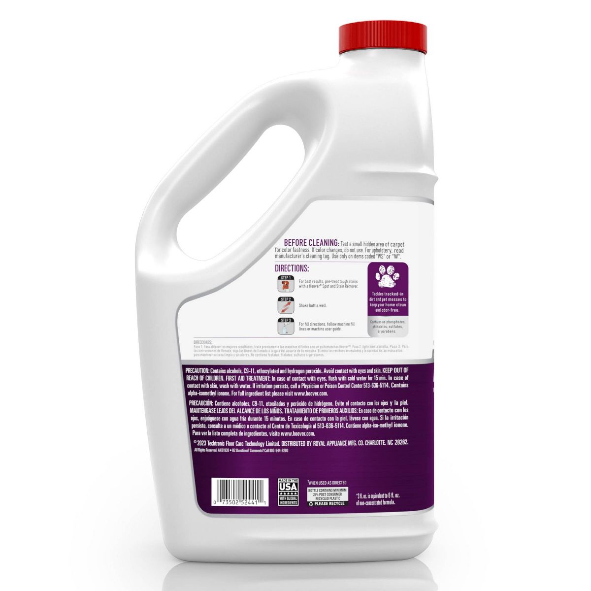 Hoover Oxy Pet Carpet Cleaning Formula - 116oz - thumbnail 2