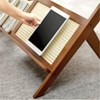 NicBex Glass Top Rattan Coffee Tables for Living Room Large Boho Center Table with Storage, Brown - 2 of 4