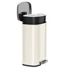 iTouchless SoftStep Step Pedal Kitchen Trash Can with AbsorbX Odor Filter 13.2 Gallon White Stainless Steel - 4 of 4