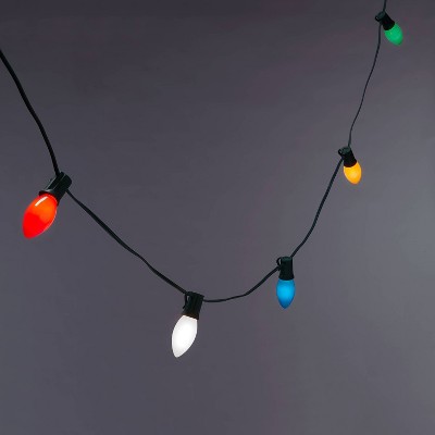 20ct Incandescent C9 Christmas String Lights Multicolor with Green Wire -  Wondershop™