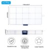 Unique Bargains Plastic Nail Bead Art Supplies Fishing Tools Craft Organizer 6.9x4x1 Inch 2 Pcs - 2 of 4