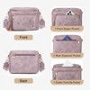 Crossbody Bags for Women Trendy Leather Crossbody Purse Shoulder Handbags Butterfly Design - 2 of 4