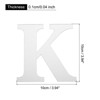 Unique Bargains 3D Acrylic Self-Adhesive Mirror Alphabet Sticker Wall Decals 2 Pcs - 2 of 3