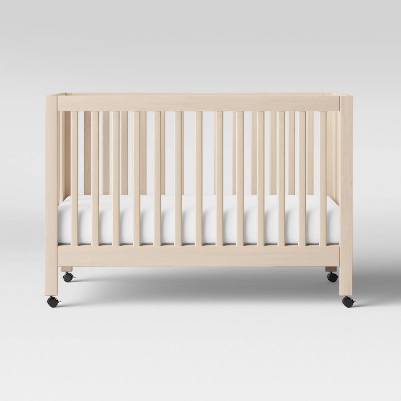 Babyletto Maki Full-Size Folding Crib with Toddler Rail, 1 of 12