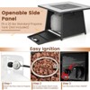 Tangkula Set of 7 Patio Furniture Set w/ 35" Propane Gas Fire Pit Table & Waterproof Cover - 4 of 4