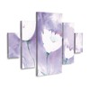 Trademark Fine Art -Sheila Golden White Poppy #1  Panel Set Art - 2 of 3