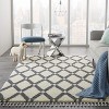 Nourison Diamond Trellis Shag DMT01 Indoor Area Rug - 2 of 4
