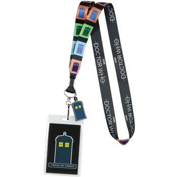 Marvels Black Widow Name and Logo Lanyard with Figure Badge Holder