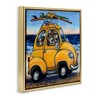Stupell Industries Groovy Pet Beach Buggy, 18" x 18" - 3 of 4