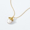 Ross-Simons 15mm Cultured Baroque Coin Pearl Pendant Necklace in 18kt Gold Over Sterling Size 18 - 3 of 4