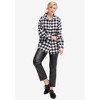 ellos Plus Size Faux Leather Trousers - 4 of 4