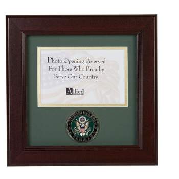 Allied Frame US Armed Forces Medallion Landscape Picture Frame - 4 x 6 Picture Opening
