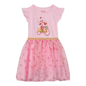 Strawberry Shortcake Girls Tulle Dress Toddler Sizes (2T - 10-12) - 1 of 4