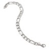 Crucible Men's Figaro Chain Stainless Steel Bracelet - 3 of 4