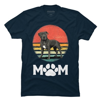 Men's Design By Humans Mother's Day Pittie Mom Pitbull Dog Lovers By JorgeLopez T-Shirt