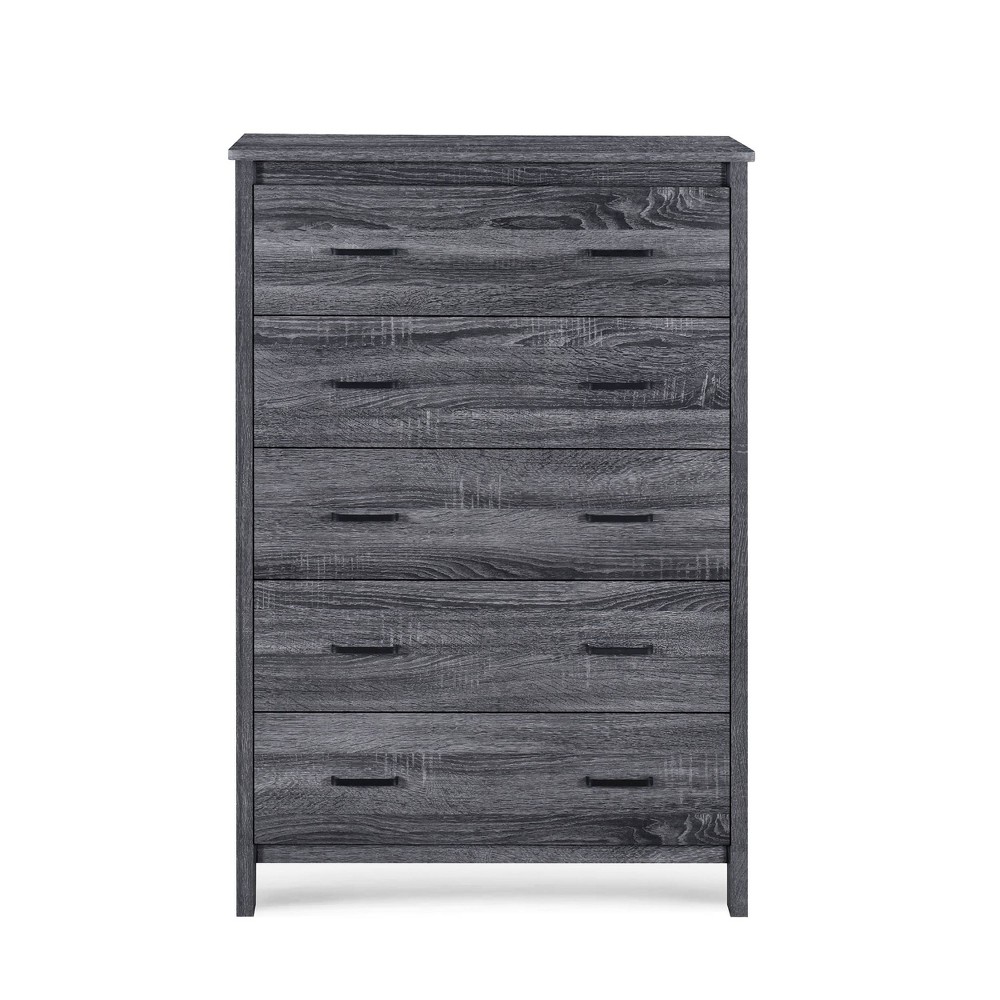 Photos - Dresser / Chests of Drawers Olimont Contemporary 5 Drawer Chest Sonoma Gray Oak - Christopher Knight H
