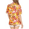 HAPPY BAY Hawaiian Shirts Womens Casual Summer Beach Party Blouses Short Sleeve Vacation Button Up Tops Tee Shirts Tank Top Women - 4 of 4