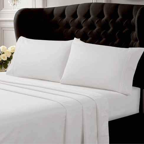 Light Brown Pinstripe Long Staple Cotton Sateen Pillowcase Set - Jacquard Striped, Pure Cotton, 48x74cm (Pair)