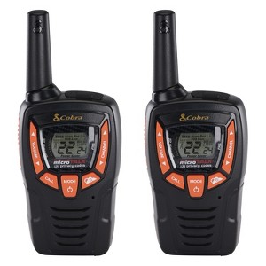 Cobra ACXT345 Weather Resistant 25-Mile Range 2-Way Radio, 2 Count in Black - 1 of 4