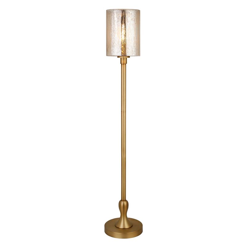 Hampton & Thyme 68.75" Tall Floor Lamp with Glass Shade , 4 of 11