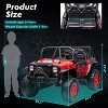 24V 2-Seater Kids Ride-On Truck, Battery Powered, Remote Control, 19” Extra Wide Seat, Dual Motors, LED Lights, Music, Max 3.7 MPH - 2 of 4