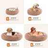 Anti-Slip Round Fluffy Plush Faux Fur Cat Bed - image 2 of 4