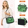OPUX Large Insulated Lunch Bag Men Women, Leakproof Thermal Reusable Soft Cooler Tote Work School Adult Kid Boy Girl - 3 of 4