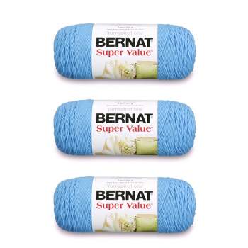 Bernat Super Value Solid Yarn -Berry, Multipack Of 3 