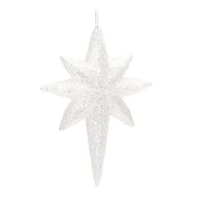 Melrose Clear Acrylic Star Drop Ornament (Set of 24)