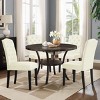 Subrtex PU Leather Dining Chair for Kitchen Dining Room, Upholstered Dining Chairs Set of 2 - 3 of 4
