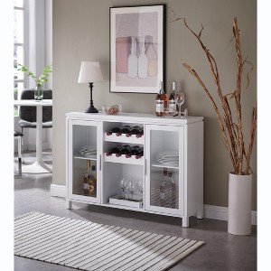 Kings Brand Furniture - Buffet Bar Liquor Cabinet With Wine