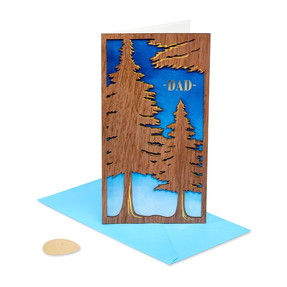 Photos - Other interior and decor Father's Day Card Lasercut Wood Trees - PAPYRUS
