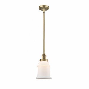 Canton - 1 Light Stem Hung Mini Pendant In Industrial Style-10 Inches Tall and 6.5 Inches Wide - 1 of 1