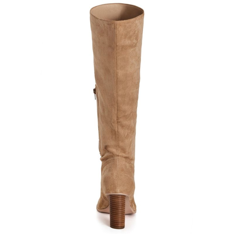 Women's Wide Fit Impact Knee Boot - Beige | CITY CHIC, 3 of 8