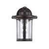 Chloe Lighting Vaxcel Transitional 1 Light Rubbed Bronze Outdoor Wall Sconce 10" Height - 3 of 4