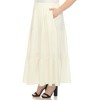 Plus Size Pleated Tiered Maxi Skirt - 2 of 4