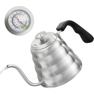 Itopfox Pour Over Coffee Kettle with Thermometer - Premium Stainless Steel Gooseneck Tea Kettle for Drip Coffee, French Press and Tea Works on Stove - 1 of 4