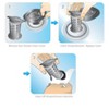 ShowerShroom (Gray) The 2" Hair Catcher That Prevents Clogged Shower Drains from TubShroom - 2 of 4